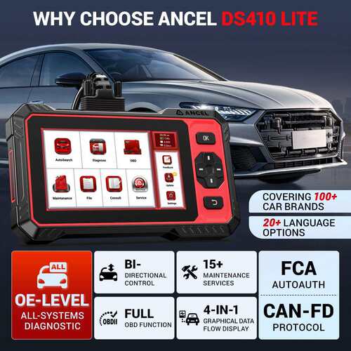 ANCEL DS400 Lite汽车4系统诊断工具 15种保养复位 OBDII读码卡