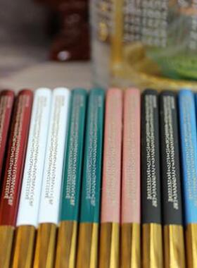 悉昙梵文雕刻金刚萨埵百字明净业 增福 增慧 防霉 防滑不锈钢筷子