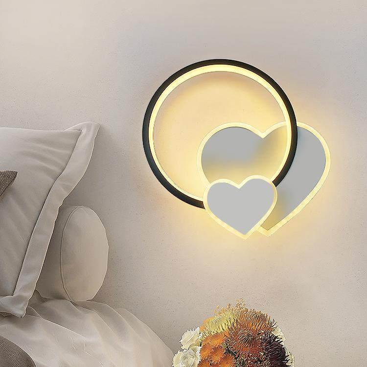 壁灯卧室床头灯现代简约北欧走廊灯过道灯客厅背景墙创意吸顶灯