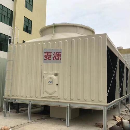 销售工业型方形横流式冷却塔玻璃钢100吨工业级冷却水塔高效冷却