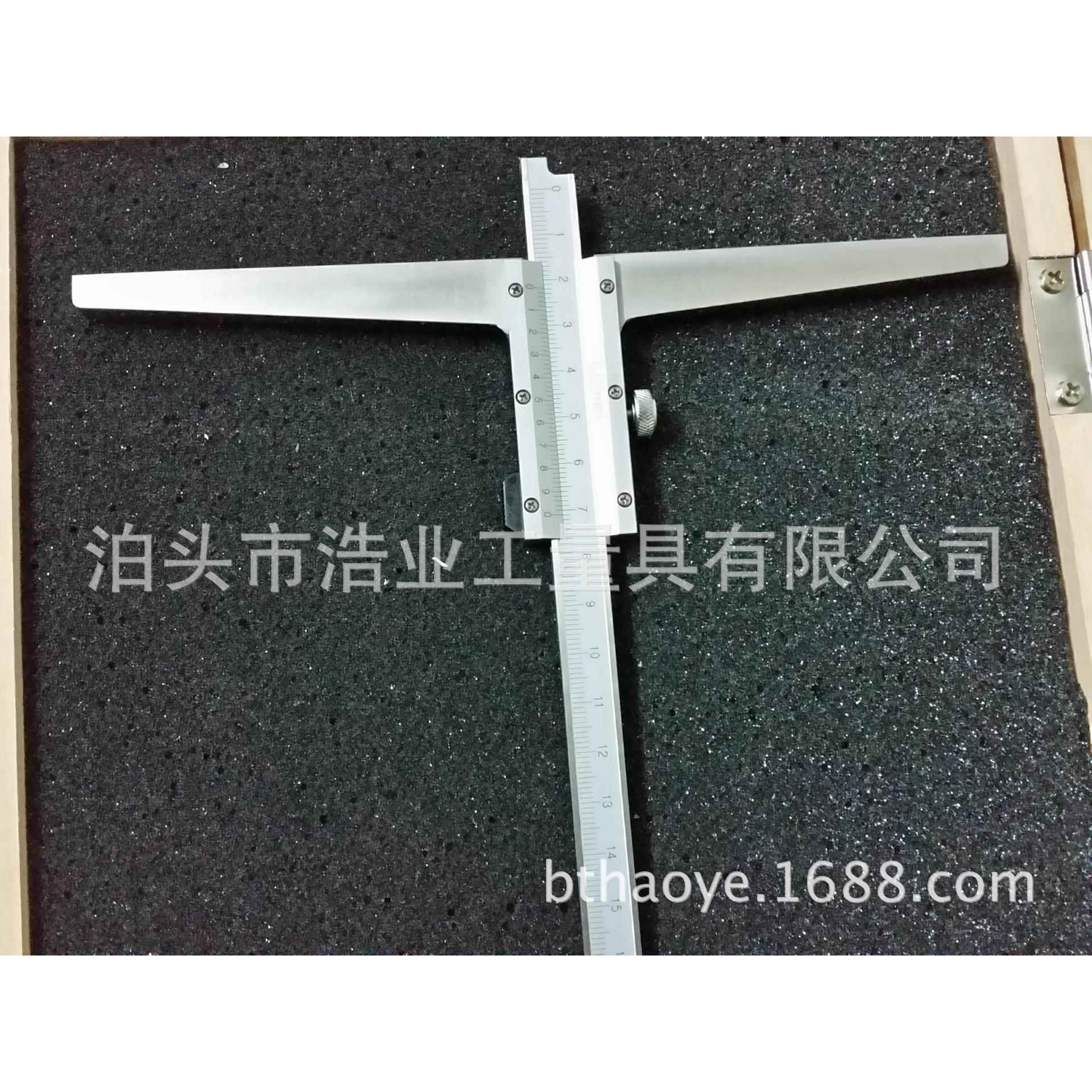 加宽量面深度游标卡尺200 加长爪深度尺300 长桥深度尺150 500