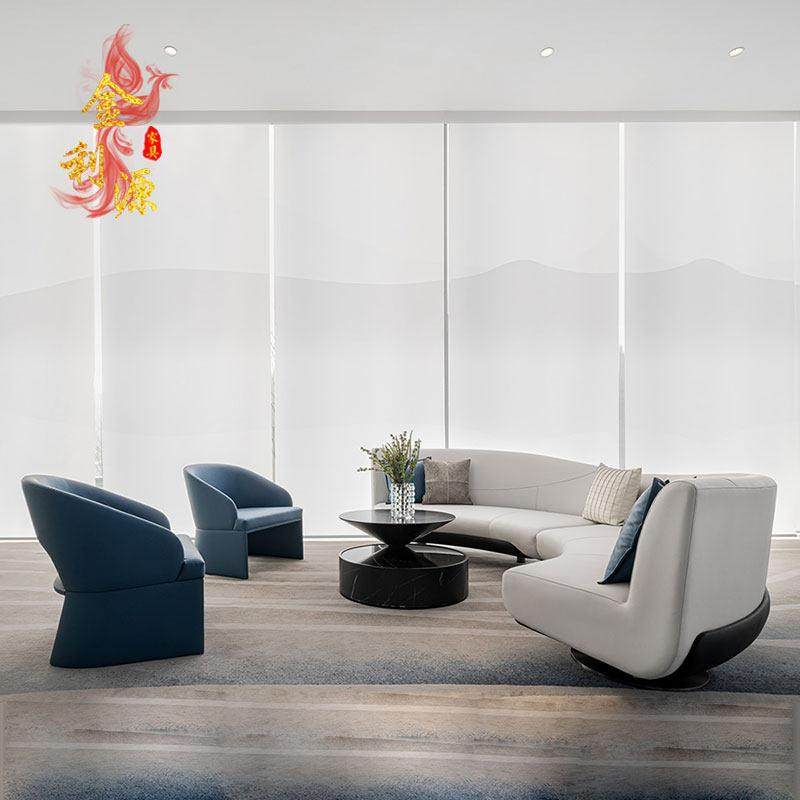 酒店接待贵宾弧形沙发售楼处洽谈桌椅样板房直排卡座茶几高端定制,住宅家具,皮艺沙发,淘宝优惠券,粉丝福利购,淘宝优惠卷