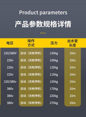 RY-2013锐焱高压清洗机220V家用380V商用手推式大功率全铜洗车机