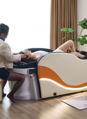 电动智能按摩头洗头床理发泰JS-A35H式平美躺发店全自店动疗床按