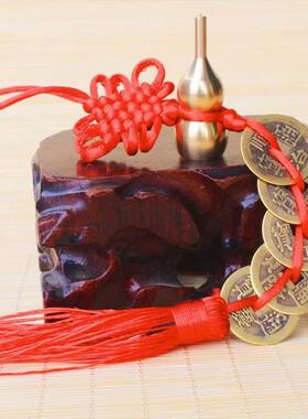 2026厂家直销黄铜五帝钱流苏穗子葫芦挂件门窗吉祥平安结家居挂件