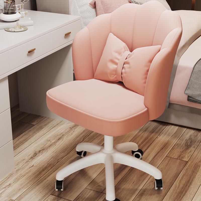 舒适家用椅子女生卧室电脑椅办公转椅学习书桌升降靠背椅久坐不累