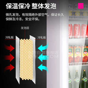 乐创 展示柜冷藏柜保鲜柜留样柜热饮柜饮料加热柜HC320 lecon