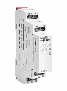 脉冲亚格控制器模块0102信号电子式dc24v触发继电器grm8脉冲-geya