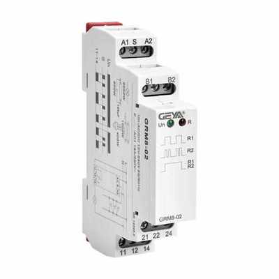 GEYA格亚电子式脉冲继电器GRM8-0102脉冲信号触发控制器模块DC24V