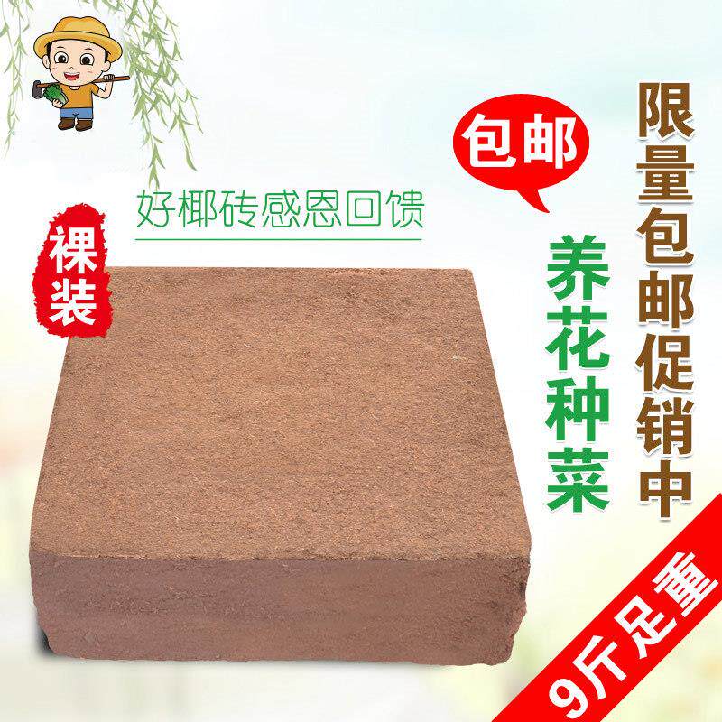 进口大椰砖无菌椰糠椰粉砖多肉基质营养土种花种菜有机土椰土包邮