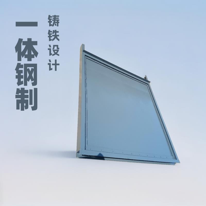 机闸一体式钢制闸门平板闸门电动插板闸门启闭机铸铁一体式闸门