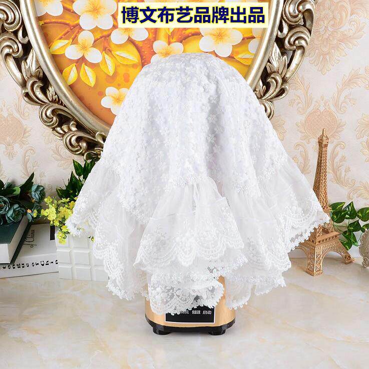 博文布艺经典多用巾万用盖布桌布蒙破壁机罩防尘饮水机罩防尘白色