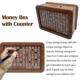 Reusable Bank Handmade Money Wooden Box Piggy