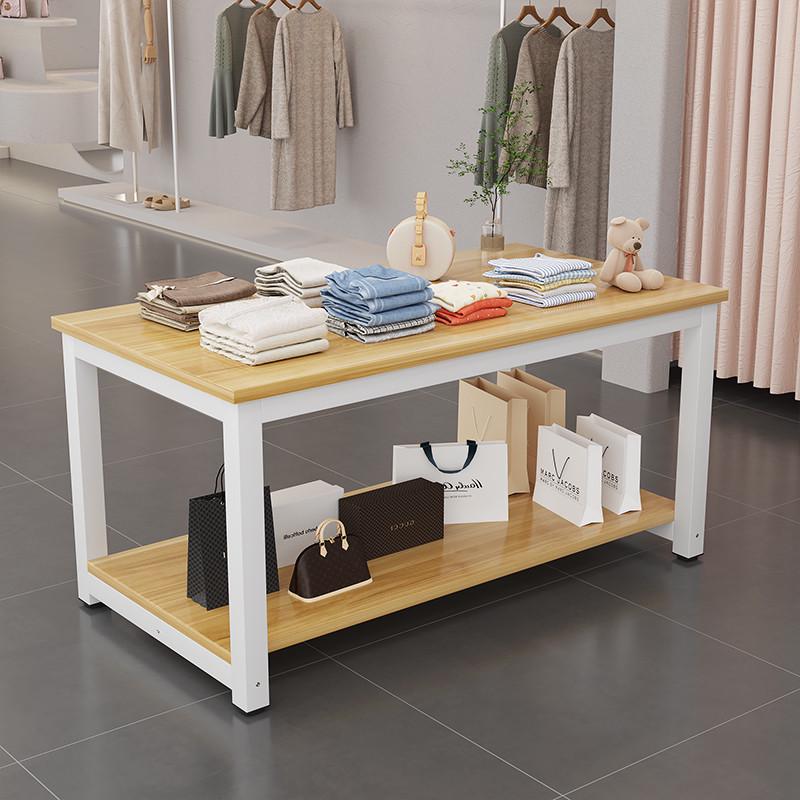 LP女装服装店置物架多层中间摆放展示货架中岛台展示台摆台桌子落