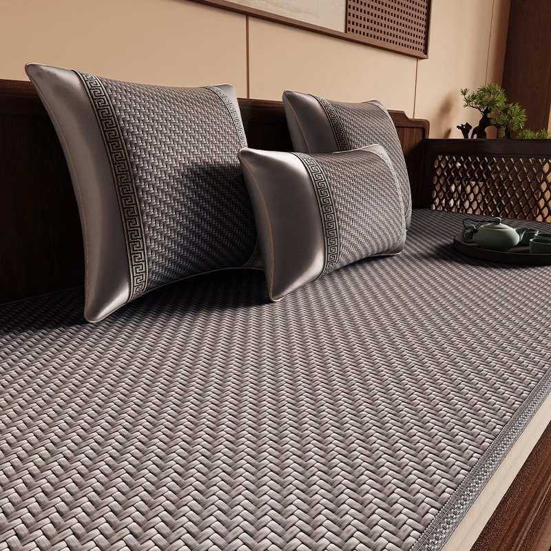 2025新款沙发凉席坐垫藤席夏天款凉垫实木垫子防滑夏季沙发垫透气,居家布艺,沙发套,淘宝优惠券,粉丝福利购,淘宝优惠卷