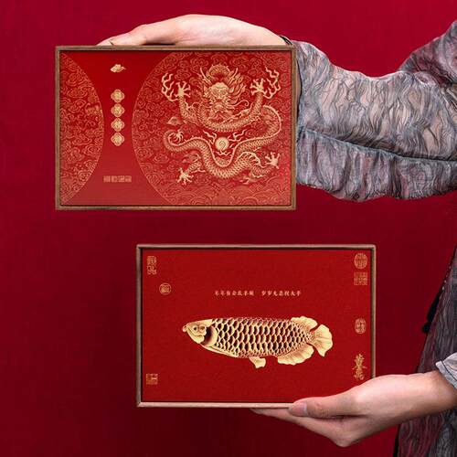 桌面摆件字画中式实木客厅茶几工艺品书房卧室办公室摆台送礼铜画