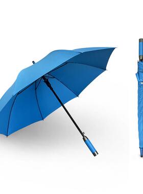 正品音伞厂黄色长柄伞纯色简约高颜值生风雨伞结抖实加厚抗韩剧偶