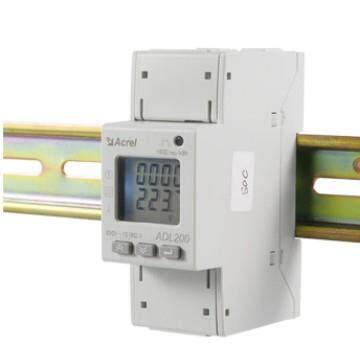 安科瑞ADL200导轨单相多功能电表直接接入80A MID/CE认证