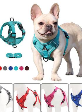 No-Pull Dog Harness and Leash Set for Small Medium Dogs Brea