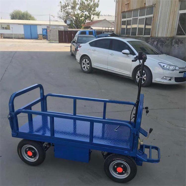 手推车仓储物流推车仓库搬运车工地小拖车电动搬运拉货车