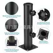 户外伞遮阳伞底座支架加固厂家可调节金属重型底座伞架