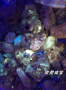 天然水晶马达加斯加红泥油胆骸骨 现货