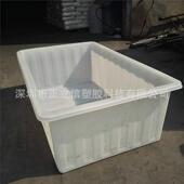 龙虾塑料筐加厚周转塑料框水果胶框大号白色箱长方形周转箱400升