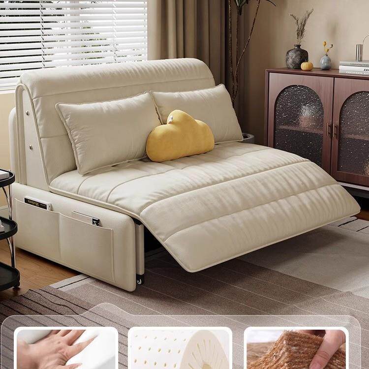 智能电动多功能沙发床阳台小户型客厅书房折叠伸缩两用单人双人床