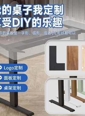 泽维尔电动升降桌双工位联排对坐公室台面用站立职员工位公桌