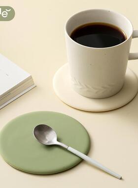 PAE矽胶杯垫隔热垫轻奢高级感茶杯垫防烫垫吸水杯垫防滑咖啡杯垫