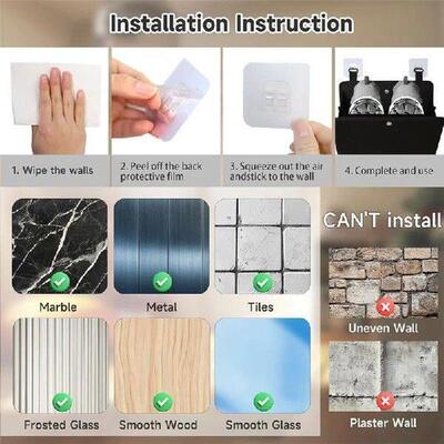 YLS-Wall Shoe Racks 2 Pack, RV Shoe Rack, Self-Adhesive RV