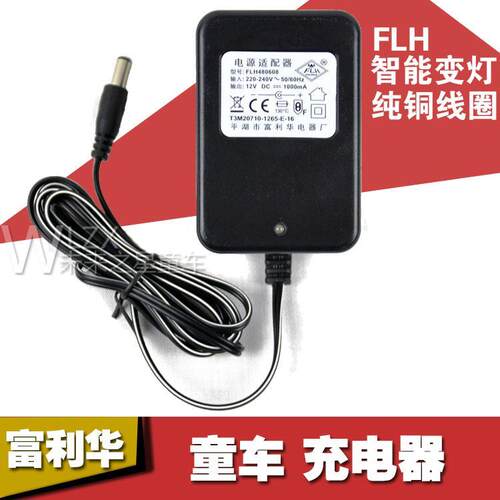 FLH富利华6V12V儿童儿童电动车充电器遥控摩托汽车电瓶电源配接器