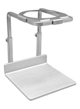 不锈钢304 orea1手冲咖啡可调节支架 银色四脚防滑手冲咖啡支架