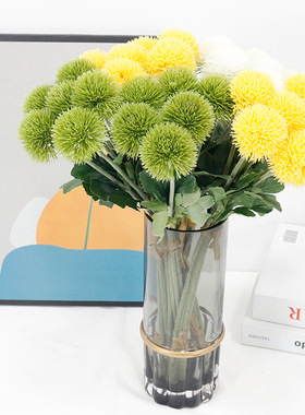 仿家真蒲公英葱球 MR23341婚礼手捧花n居饰摆放装饰is装风 乒乓球