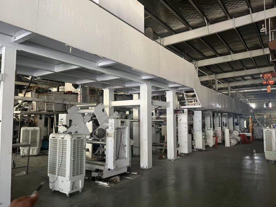 3月12日安庆位于望江县经济开发区的壁纸圆凹印刷同步压花生产线（规格型号：HYAY-75800）网络拍卖公告