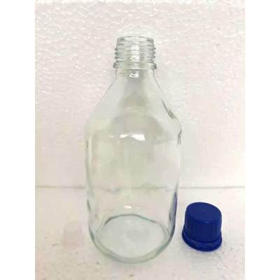 直销500ml棕色实验瓶试剂盐水玻璃瓶螺口样品瓶防盗玻璃甲醇空瓶