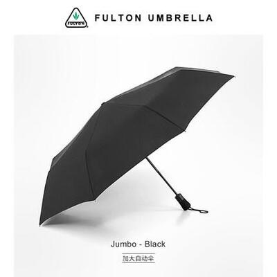 高档英国富顿Fulton雨伞男士自叠动折晴两用伞雨加大抗风全自尔动