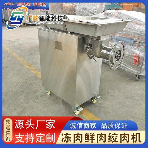 大型牛羊肉块绞肉机 250型商用冻肉绞肉机 鲜肉冻肉绞肉设备