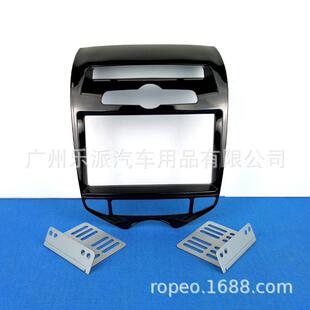 导航面板DVD改装 2DIN面板改装 面框 21现代2IX20汽0车改音响装 适用