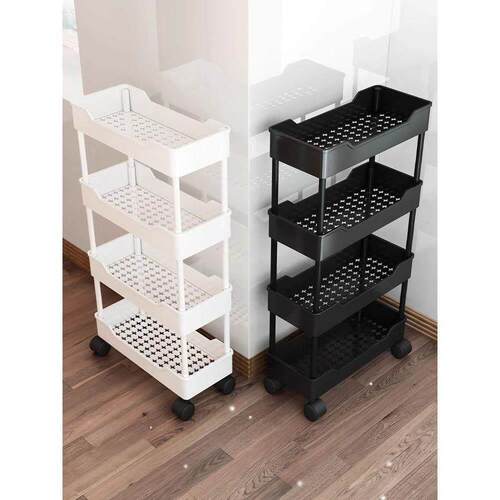 Kitchen storage rack bathroom Shelf Trolley iron shelves.