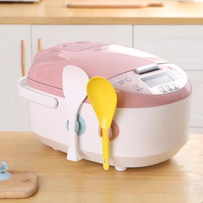 Japanese Imported Kitchen Gadget - Suction Cup Rice Spoon Ho