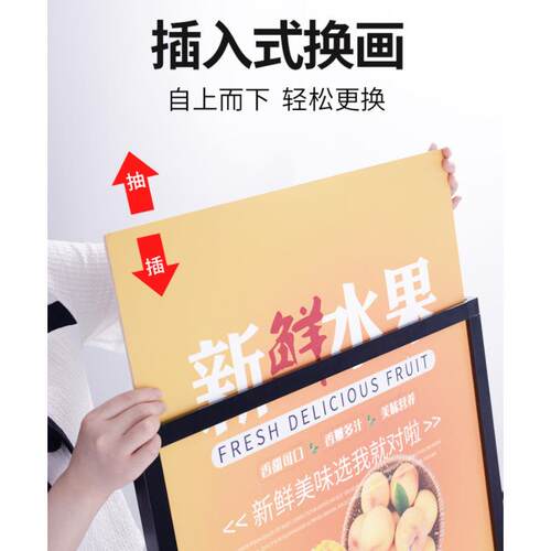 户外注水风报架海面MYP展示广防告架底座展示架落双地展架高稳室