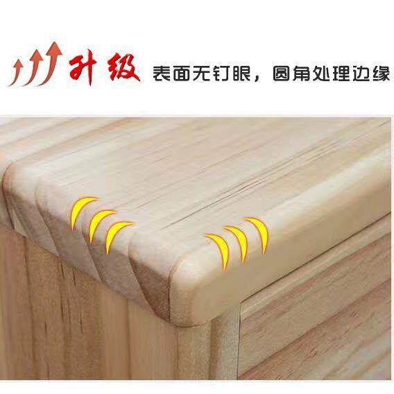 全实木松木电视柜落地茶几组合简约小户型卧室客厅地柜墙柜矮柜