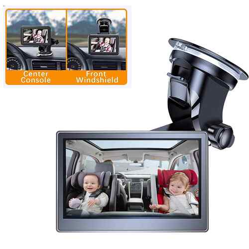 Car baby mirror camera 5寸车载婴儿宝宝后视镜 红外夜视摄像头