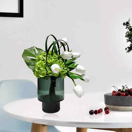 轻间奢简现代仿真花艺居摆件家客厅1216餐桌茶几样板洗手台假花摆