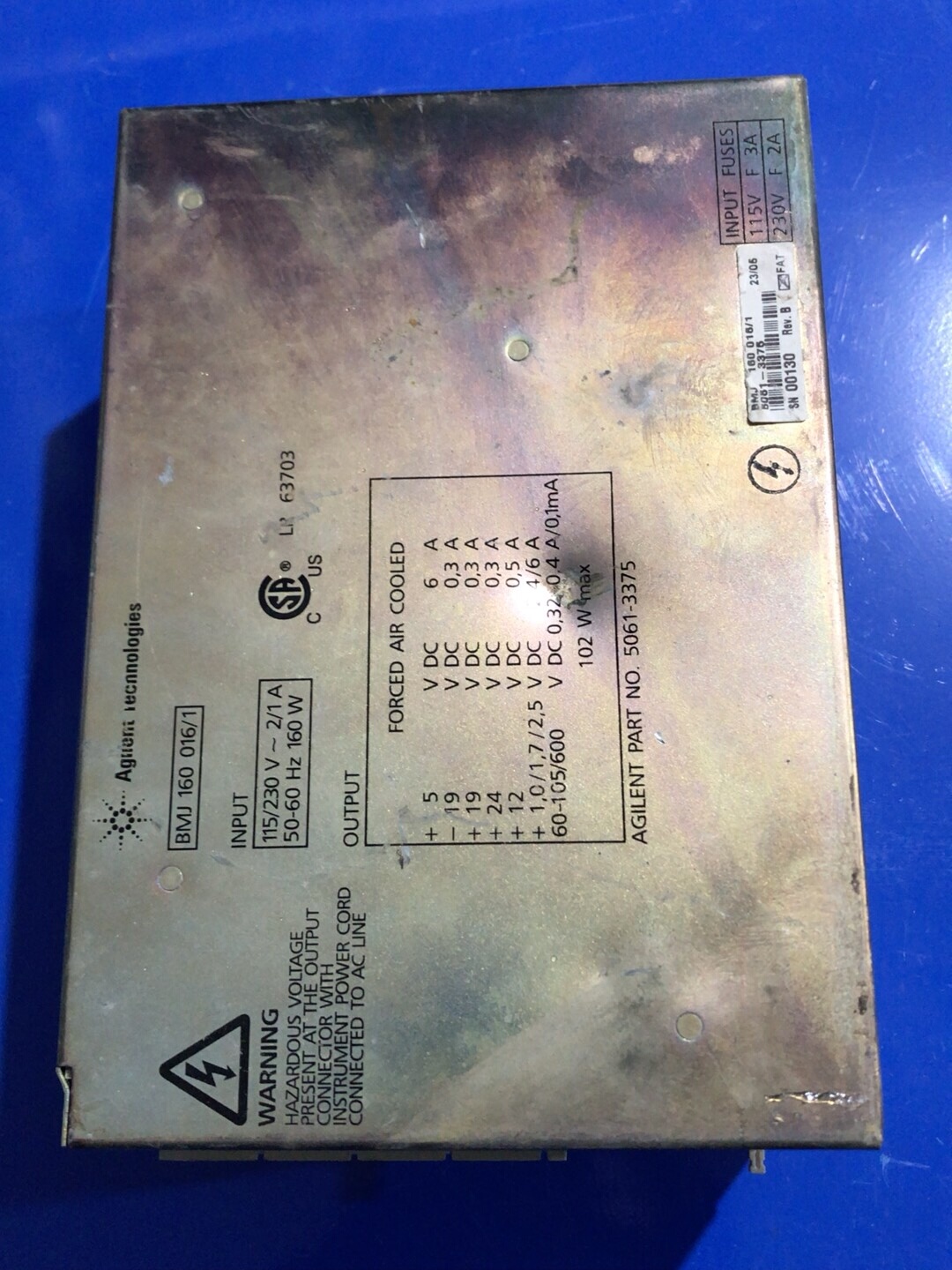 Agilent安捷伦 BMJ 160 016/1