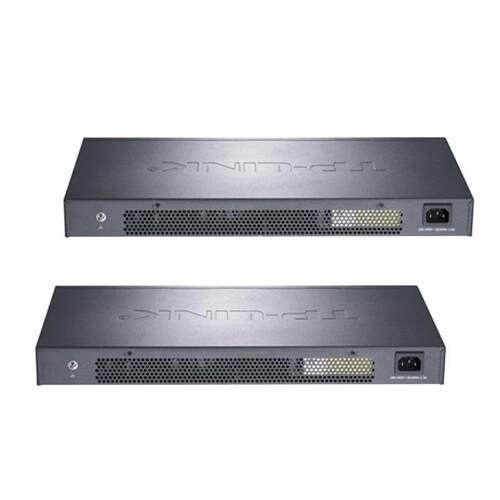 TP-LINK 三层网管交换机支持云管理 万兆上联交换机 网络网线分线