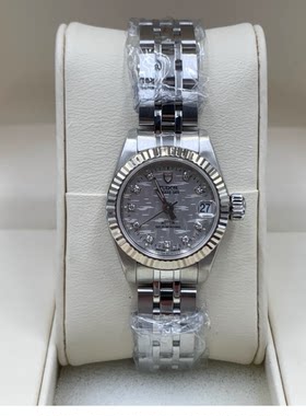 经典款9.8新帝舵公主系列18K白金圈自动机械表22MM钻石女表92514