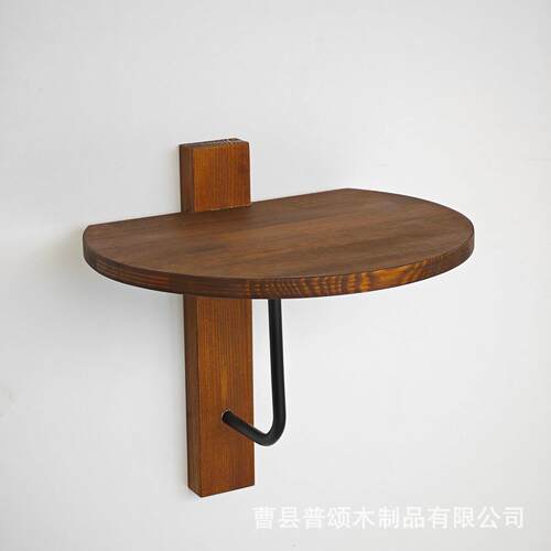 墙上置物架壁挂式床头简约小书架客厅背景墙装饰展示实木收纳架