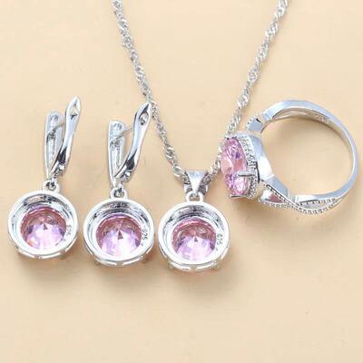 10-Colors Bridal Wedding Dress Mark Jewelry Sets Sweet Prin